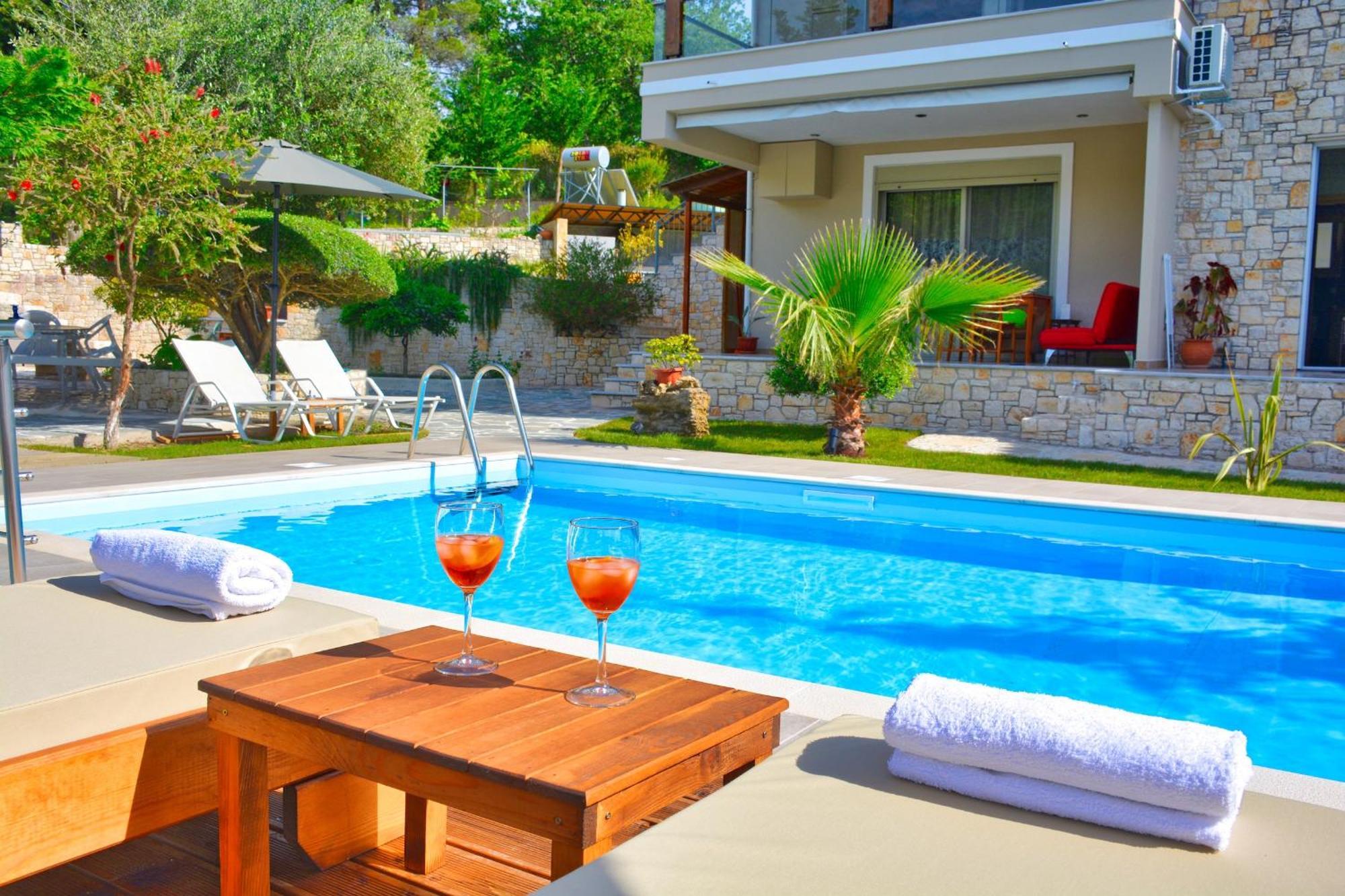 The Stone Villas Ano Korakiana Bagian luar foto